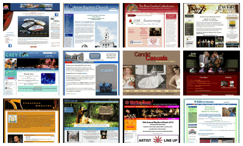 websites collage