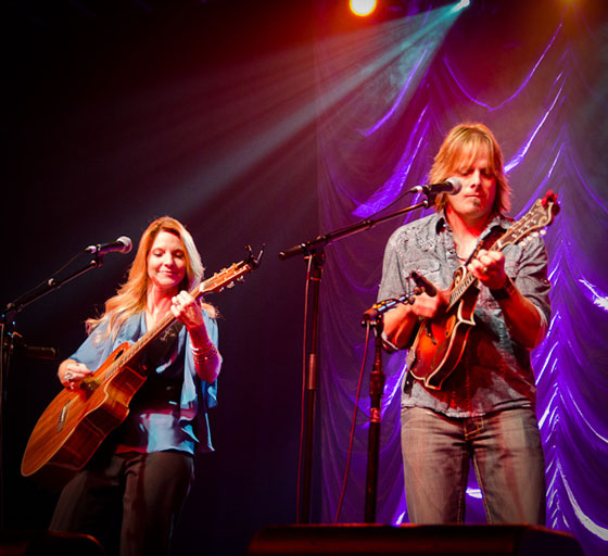 Elaine and Lee Roy perform at the 2011 IBMA showcase. Photo by Stephen Ide