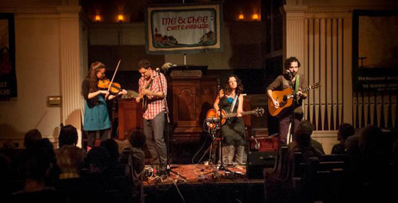 The Greencards perform at the Me & Thee Coffeehouse on Friday, Oct. 19, 2012 ~ Photo by Stephen Ide