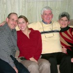 David, Amy, Richard & Leslie, Thanksgiving 2002