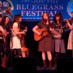 Members of the band Della Mae at the 2011 Joe Val Bluegrass Festival ~ Photo by Stephen Ide