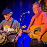 Bill Keith & Jim Rooney perform at the 2012 Joe Val Bluegrass Festival. Photo by Stephen Ide