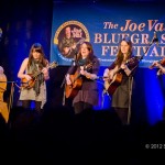 Della Mae performs at the 2012 Joe Val Bluegrass Festival. Photo by Stephen Ide